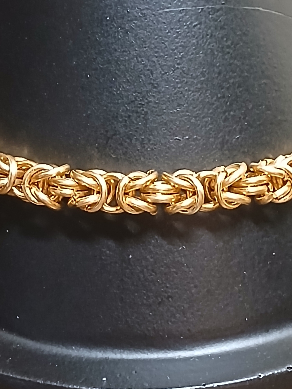 Brass Byzantine Chain Bracelet